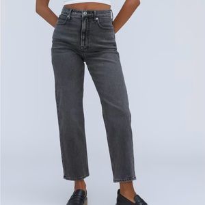 Everlane Way High Jean - Washed Black